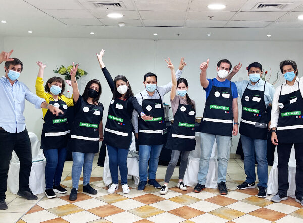 Equipo del Programa de Cultura Centrada en el cliente Falabella