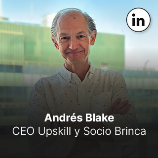 Andrés Blake. CEO Upskill y Socio Brinca
