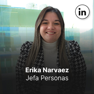Erika Narvaez. Jefa de Personas Brinca