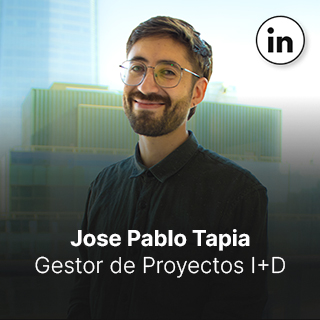 José Pablo Tapia. Gestor de Proyectos I+D Brinca