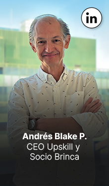 Andrés Blake. CEO Upskill y Socio Brinca