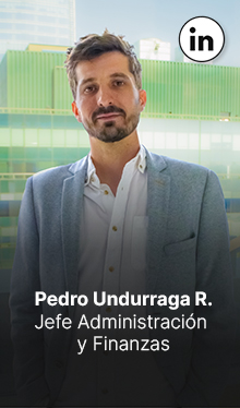 Pedro Undurraga. Jefe de Administración y Finanzas. Grupo MMC