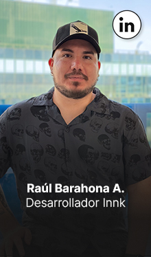 Raúl Barahona. Desarrollador Innk