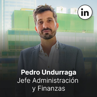 Pedro Undurraga. Jefe de Administración y Finanzas Grupo MMC