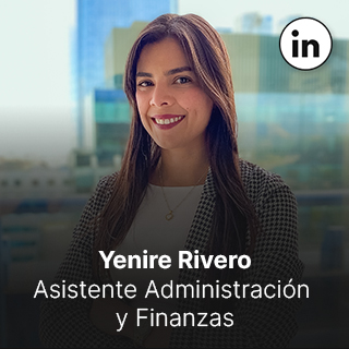 Yenire Rivero Asistente de Administración y Finanzas