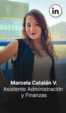 Marcela Catalán. Asistente de Administración y Finanzas. Brinca
